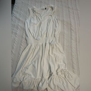 White cabana life coverup dress